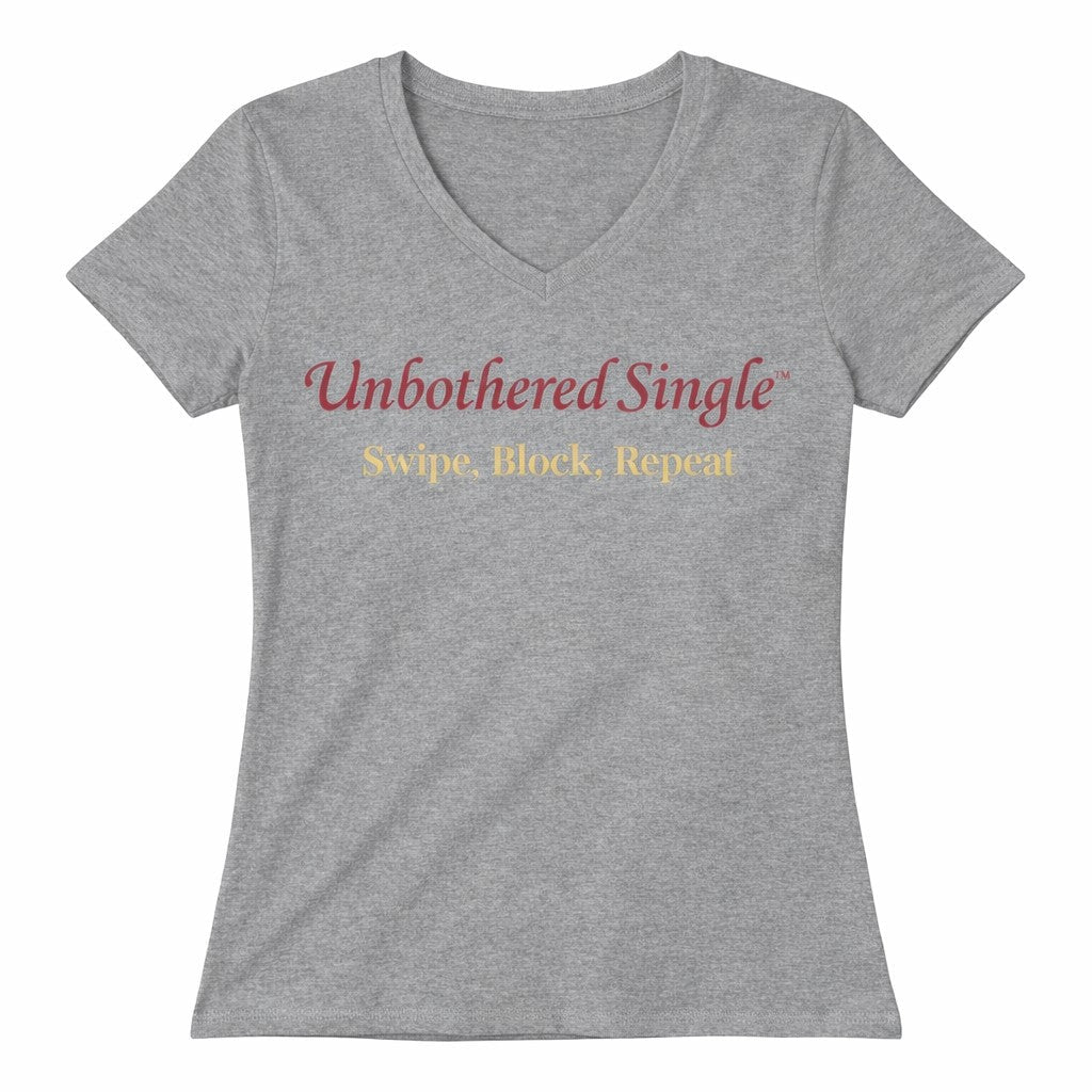 Swipe, Block, Repeat Women’s Graphic Tee - Ella Rennings Unbothered