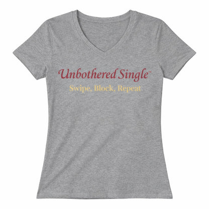Swipe, Block, Repeat Women’s Graphic Tee - Ella Rennings Unbothered