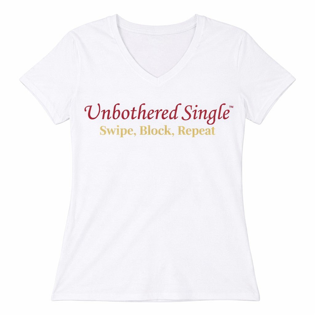 Swipe, Block, Repeat Women’s Graphic Tee - Ella Rennings Unbothered