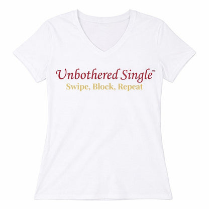 Swipe, Block, Repeat Women’s Graphic Tee - Ella Rennings Unbothered
