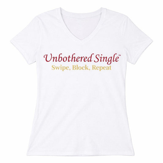 Swipe, Block, Repeat Women’s Graphic Tee - Ella Rennings Unbothered