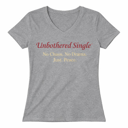 Unbothered No Chaos No Drama Just Peace Women’s Graphic Tee - Ella Rennings Unbothered