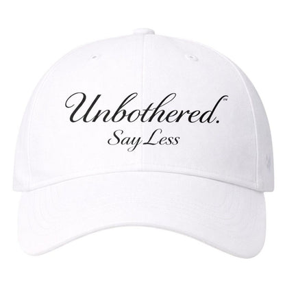 Unbothered Say Less Women’s Baseball Cap - Ella Rennings Unbothered