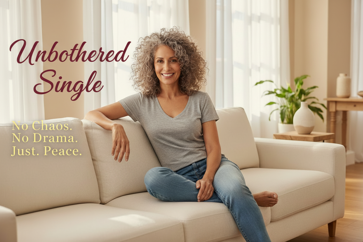 Unbothered Single banner with text overlay